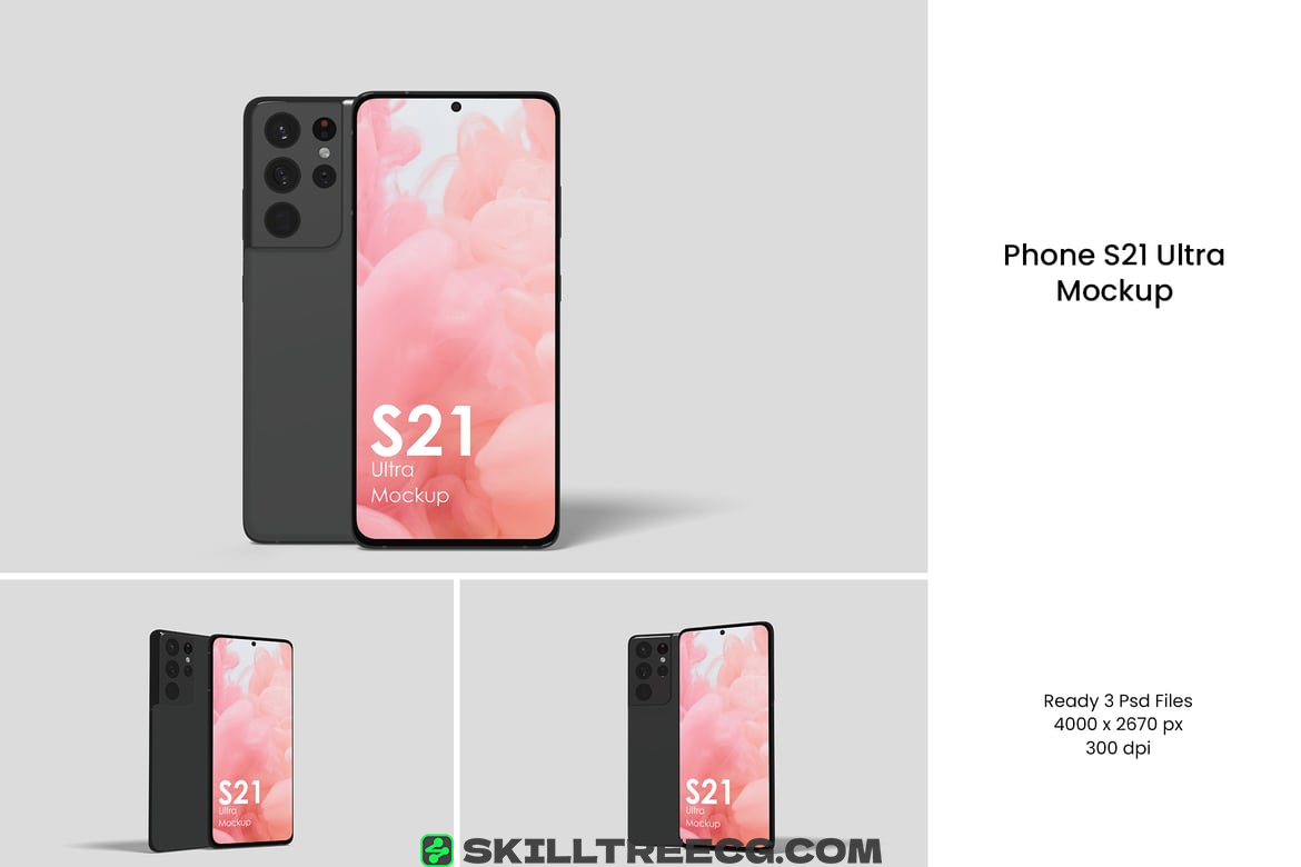 Phone S21 Ultra Mockup（980791）-技能树